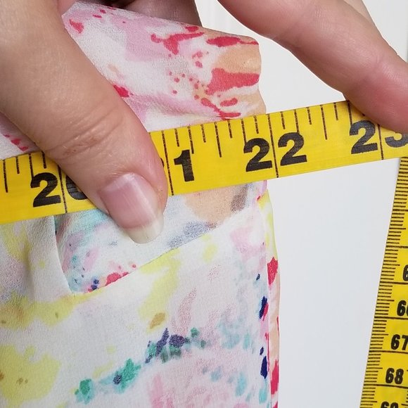 EUC CAbi Watercolor Dolman Peasant Blouse - Picture 5 of 5